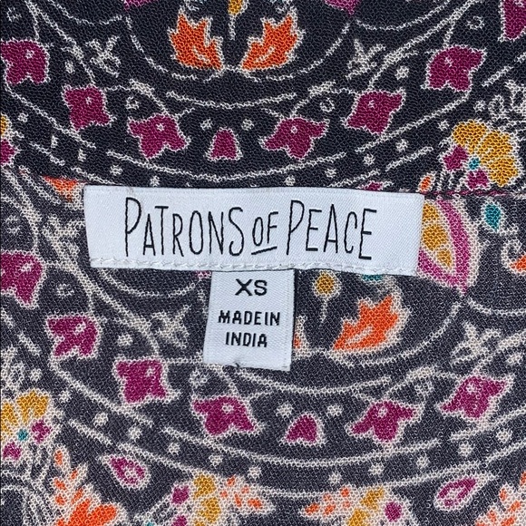 Patrons of Peace XS multicolored romper - Picture 3 of 4